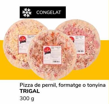 Oferta de Pizza de jamón, queso o atún  Trigal por 0,9€