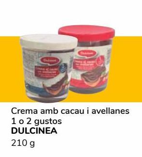 Oferta de Crema de cacao y avellanas  Dulcinea por 0,9€