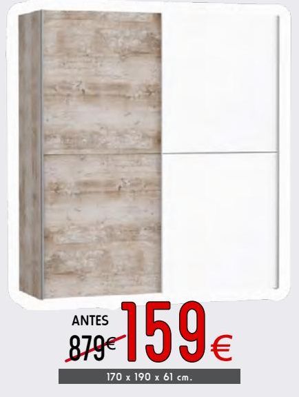 Oferta de Armario con puertas correderas por 159€