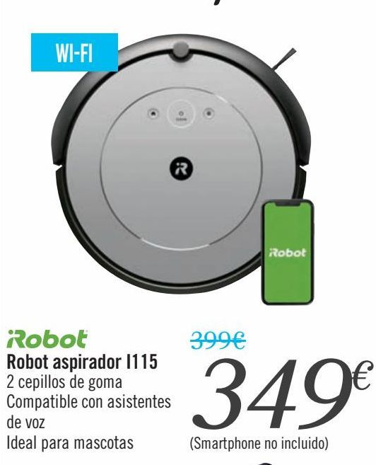 Oferta de IRobot Robot aspirador L115  por 349€