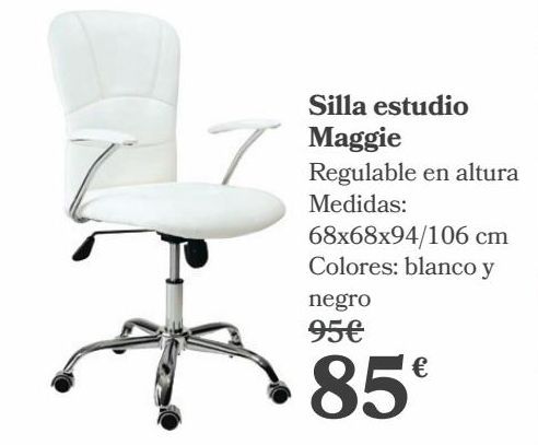Oferta de Silla estudio Maggie  por 85€