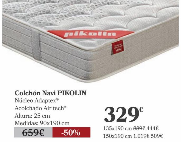 Oferta de Colchón Navi PIKOLIN por 329€