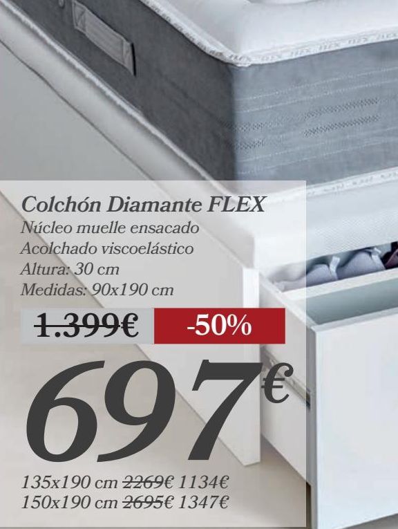 Oferta de Colchón Diamante FLEX  por 697€