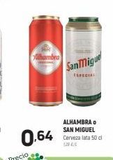 Oferta de Cerveza Alhambra por 