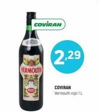 Oferta de Vermouth rojo coviran por 