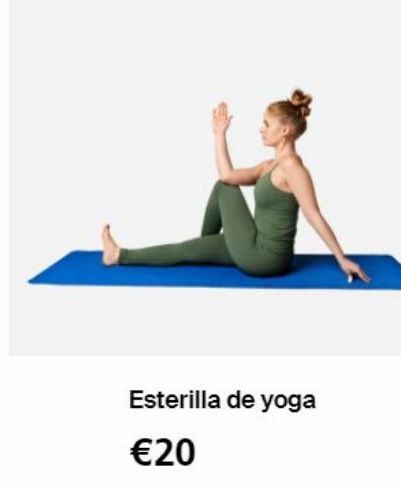Oferta de Esterilla de yoga  por 20€