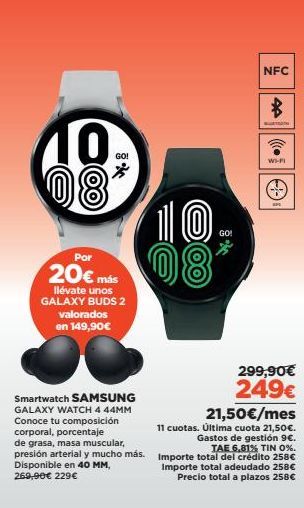 Oferta de Samsung Galaxy Watch  por 