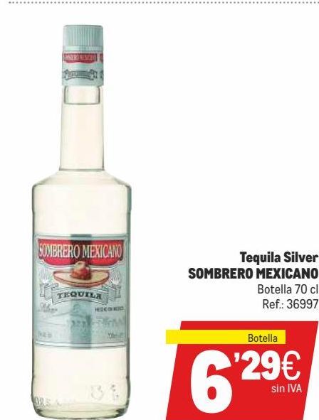 Oferta de Tequila sombrero Mexicano por 6,29€