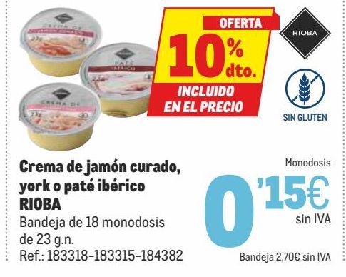 Oferta de Cremas por 0,15€