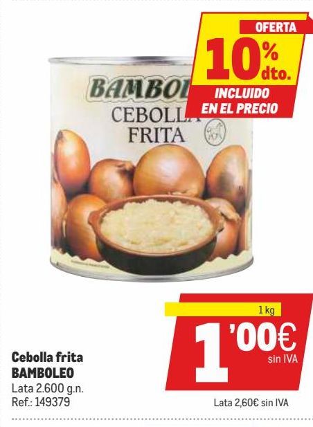 Oferta de Cebollas Bamboleo por 1€
