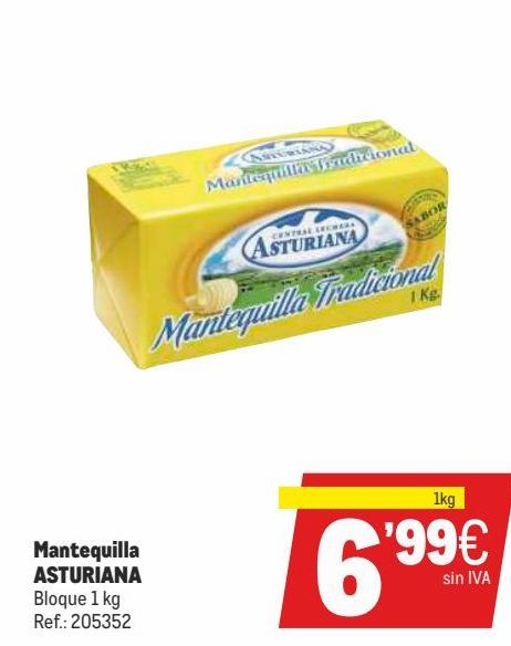 Oferta de Mantequilla Asturiana por 6,99€