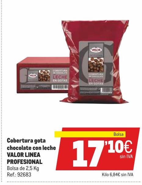Oferta de Cacahuetes con chocolate Valor por 17,1€