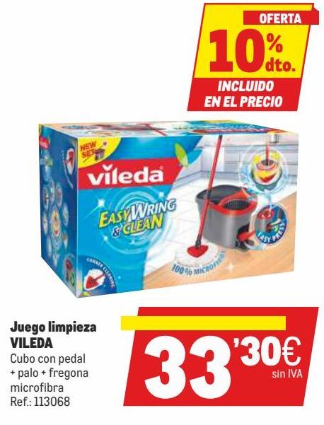 Oferta de Cubo de fregona Vileda por 33,3€