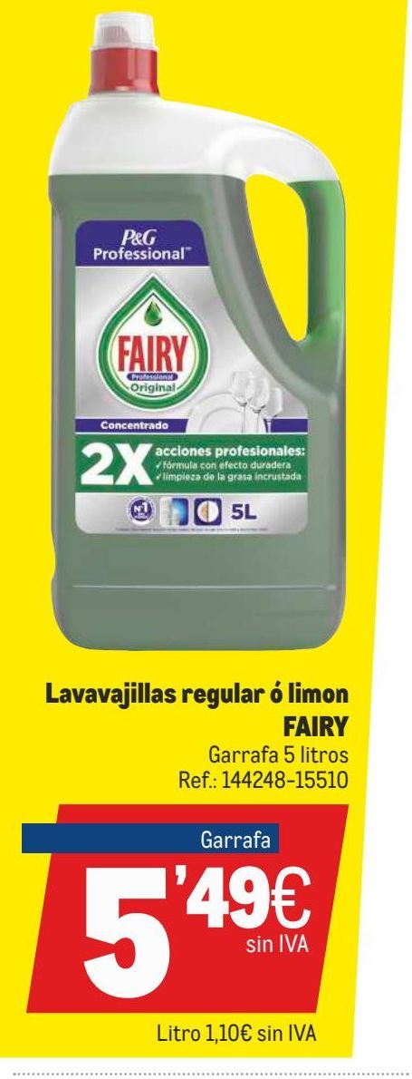 Oferta de Lavavajillas Fairy por 5,49€