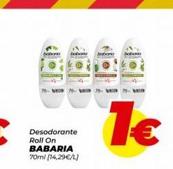 Oferta de Desodorante roll on Babaria por 