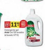 Oferta de Detergente gel Ariel por 