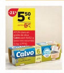 Oferta de Aceite de oliva Calvo por 