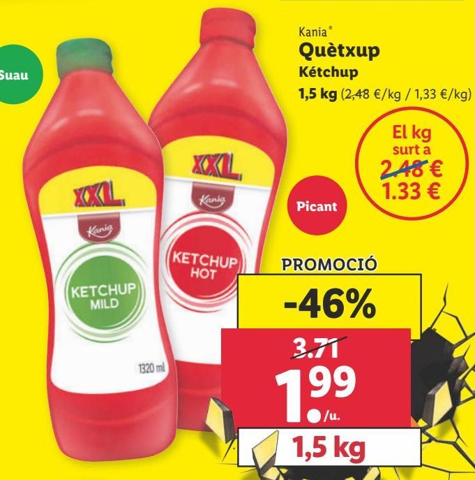 Oferta de Ketchup Kania por 1,99€