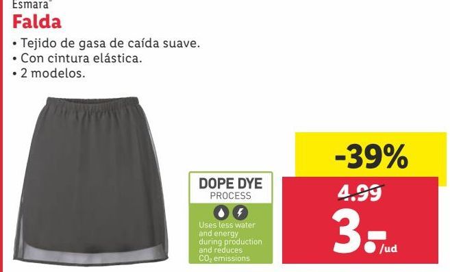 Oferta de Faldas esmara por 3€