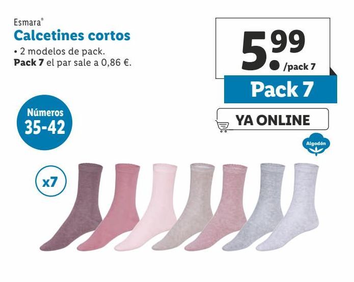 Oferta de Calcetines esmara por 6,49€