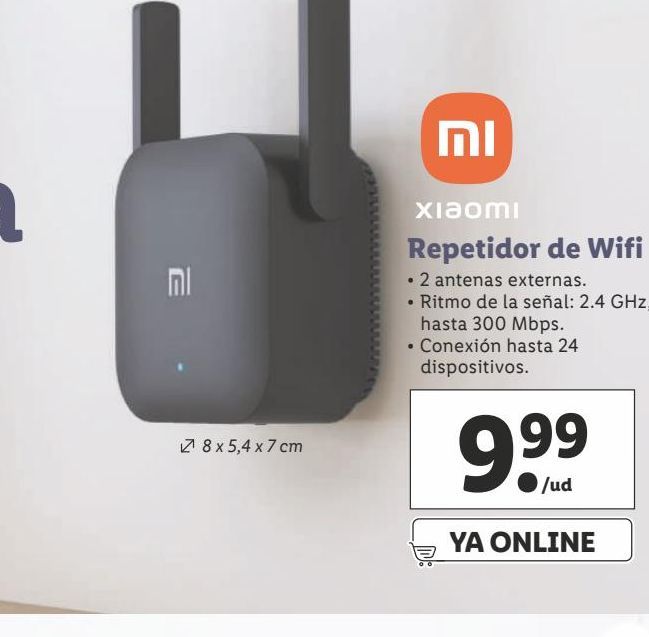 Oferta de Repetidor Wifi por 9,99€