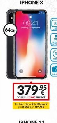 Oferta de IPhone X Apple por 419,95€