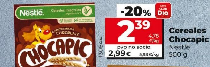 Oferta de Cereales de chocolate Chocapic por 2,39€