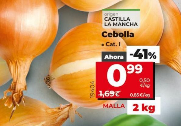 Oferta de Cebollas por 0,99€