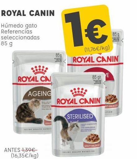 Oferta de ROYAL CANIN Húmedo gato  por 1€
