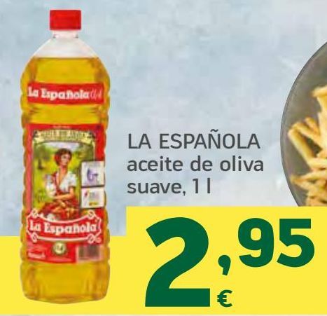 Oferta de LA ESPAÑOLA aceite de oliva suave por 2,95€