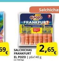 Oferta de Salchichas frankfurt elpozo por 
