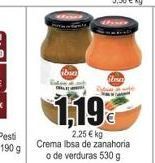 Oferta de Bro  ਇਤ  1,19  2.25€ kg Crema ibsa de zanahoria  o de verduras 5309  por 