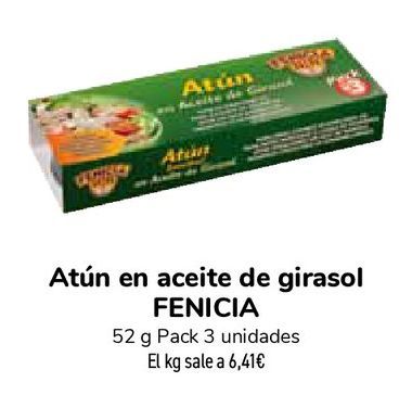 Oferta de Atún en aceite de girasol FENICIA por 1€