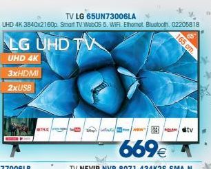 Oferta de Smart tv LG por 669€