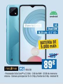 Oferta de Batería para smartphone Ram por 89€