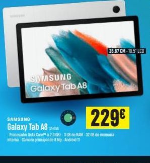 Oferta de Samsung Galaxy Tab Samsung por 229€