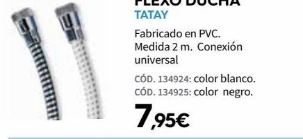 Oferta de Flexo de ducha Tatay por 7,95€
