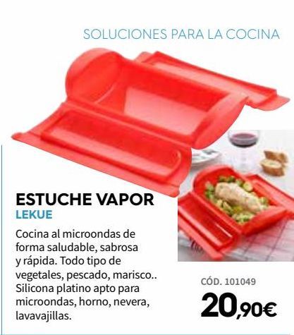 Oferta de Estuche cocina vapor Lékué por 20,9€