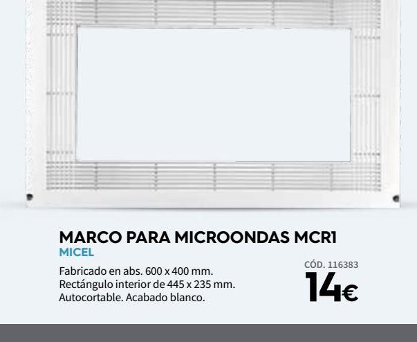 Oferta de Marco para microondas por 14€