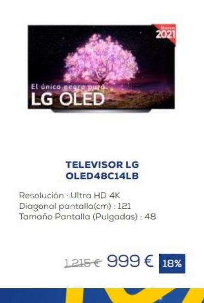 Oferta de Televisor LG LG por 999€