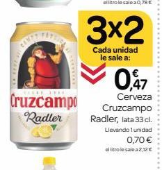 Oferta de Cerveza Cruzcampo por 