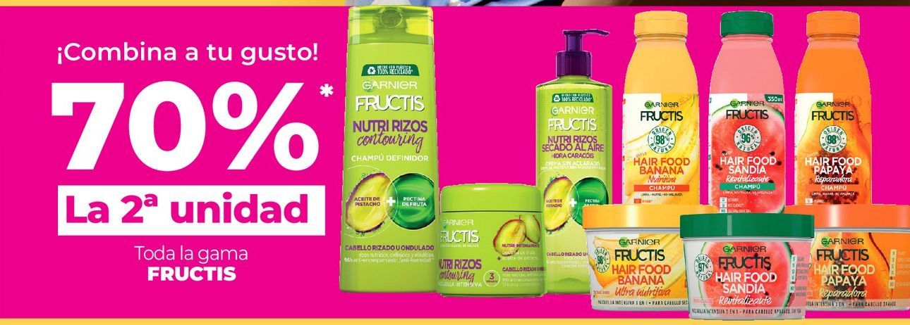 Oferta de Productos para el cabello Fructis por 
