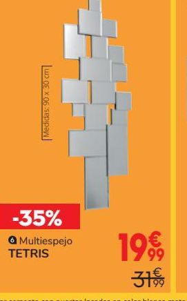 Oferta de Espejo tetris por 19,99€