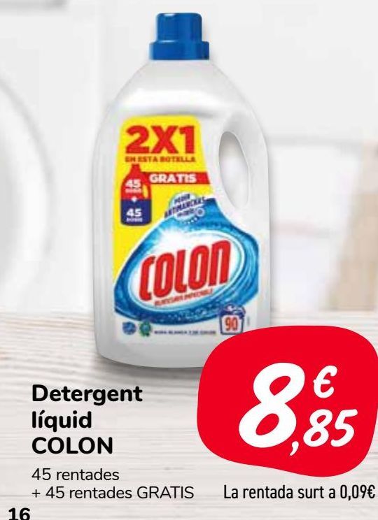 Oferta de Detergente líquido COLON por 8,85€