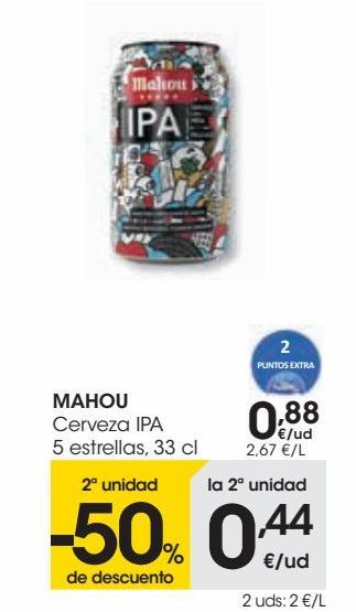 Oferta de MAHOU Cerveza IPA 5 estrellas  por 0,88€