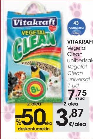 Oferta de VITAKRAFT Vegetal Clean universal por 7,75€