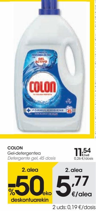 Oferta de COLON Detergente gel  por 11,54€