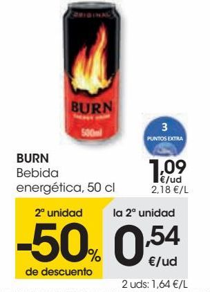 Oferta de BURN Bebida enerética,50 cl por 1,09€