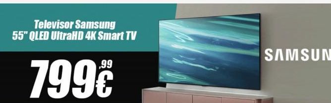 Oferta de Televisor Samsung 55" QLED UltraHD 4K Smart TV  7998  por 