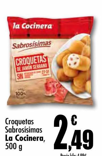 Oferta de Croquetas sabrosisimas 500g La Cocinera  por 2,49€